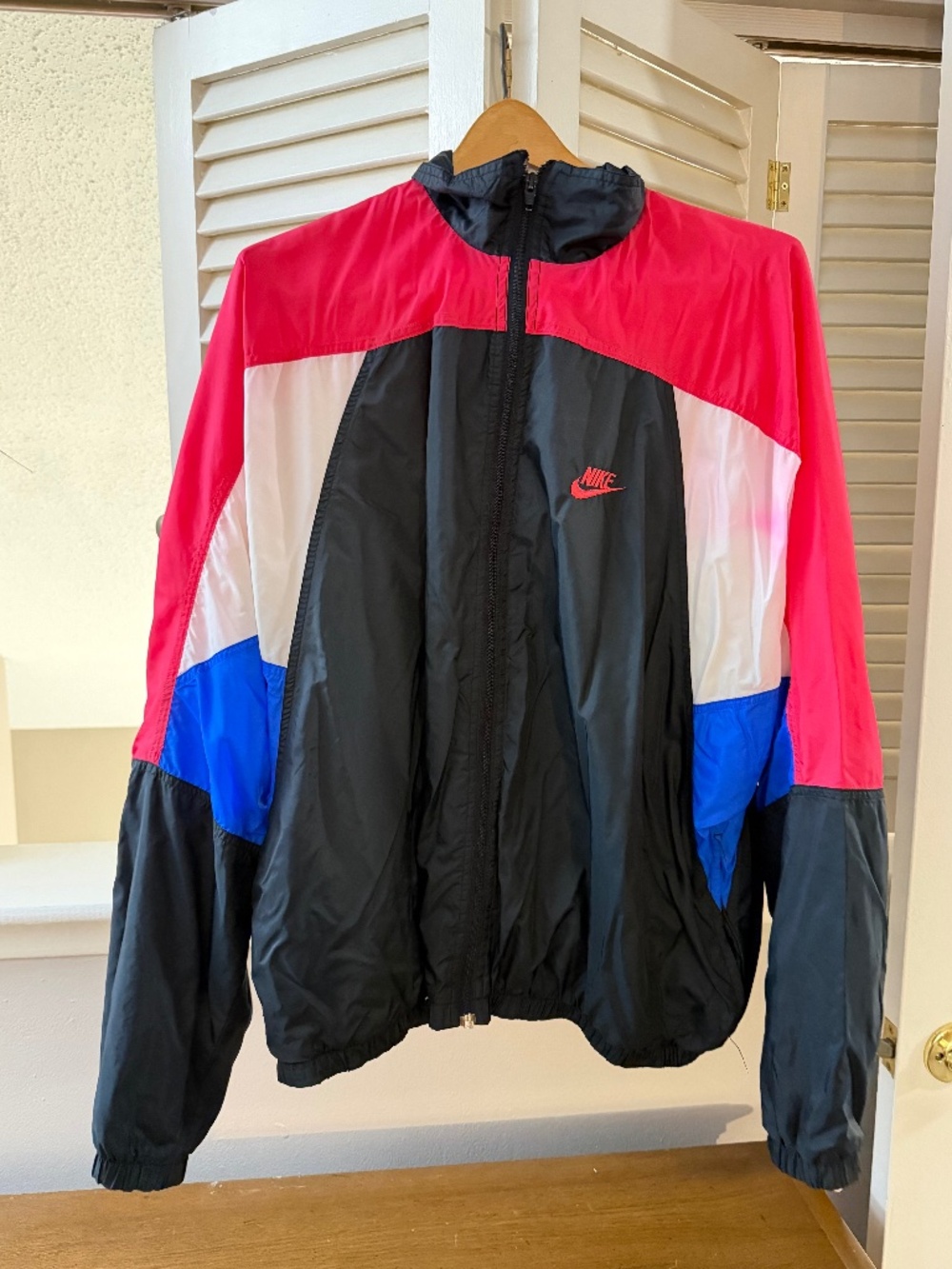 Vintage 90s Nike Gray Tag Colorblock Windbreaker Jacket Men’s XL